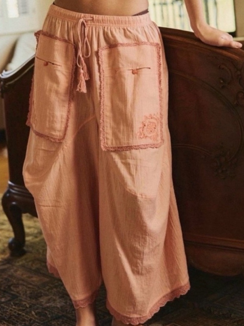 GOOD INTENTIONS LOUNGE PANTS CORAL